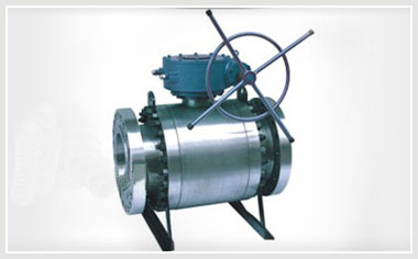 法兰连接固定式铸钢球阀