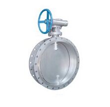 蜗轮法兰式多层次金属硬密封蝶阀