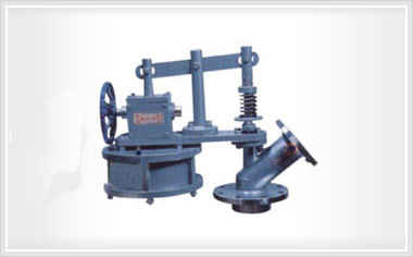 横式手动带气动放料阀